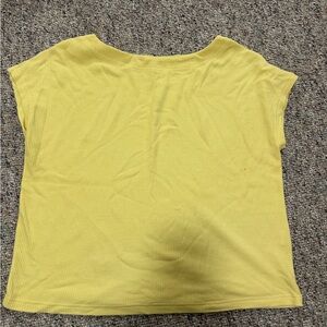Yellow Short Sleeve Top